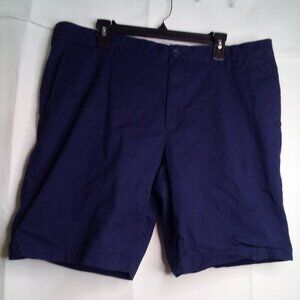 Izod Shorts Men 38 Chino Casual Blue